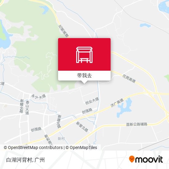 白湖河背村地图