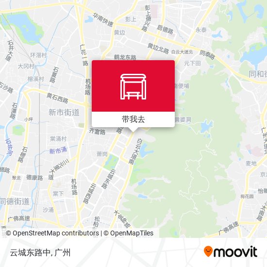 云城东路中地图