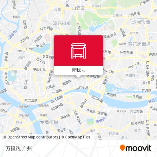 万福路地图