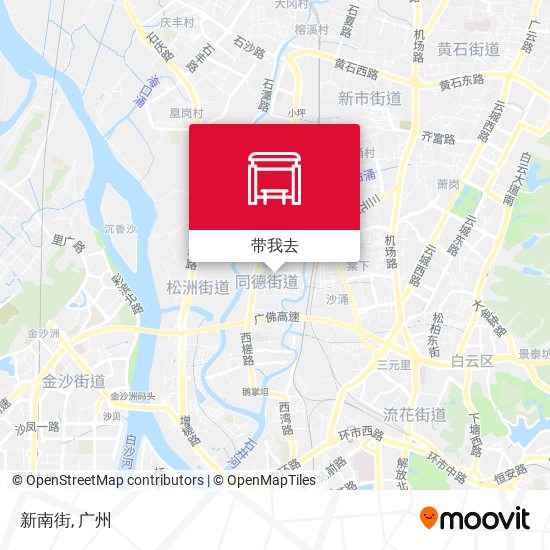 新南街地图
