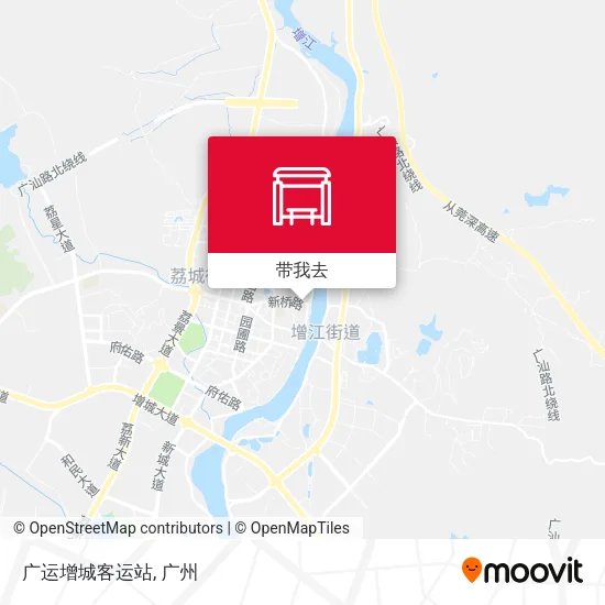 广运增城客运站地图
