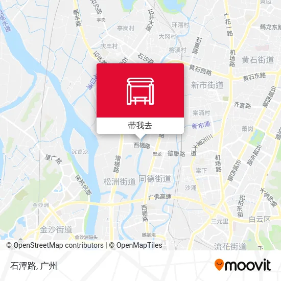 石潭路地图