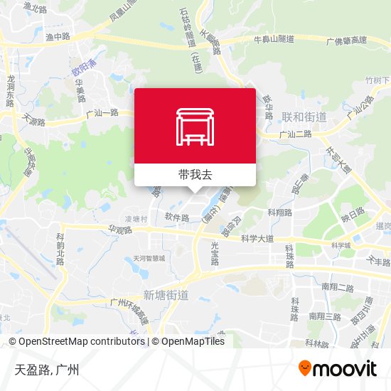 天盈路地图