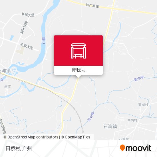 田桥村地图