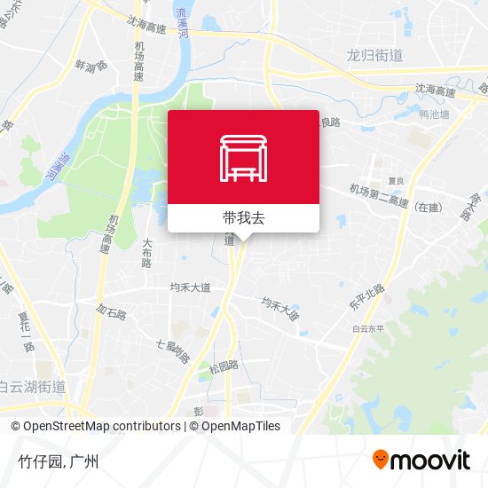 竹仔园地图