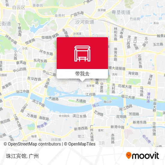 珠江宾馆地图