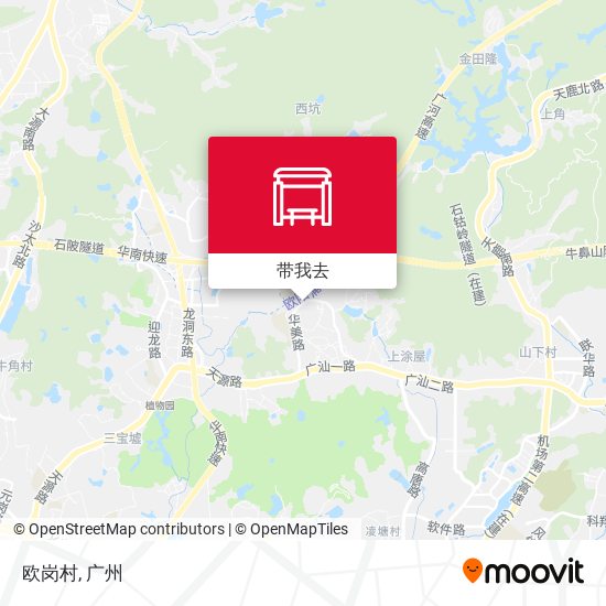 欧岗村地图