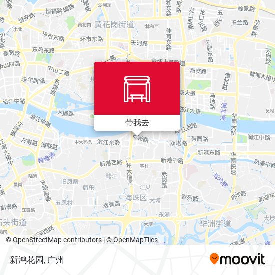 新鸿花园地图
