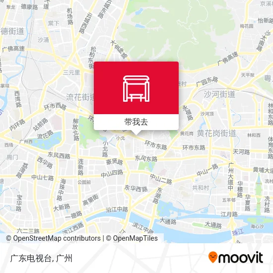 广东电视台地图