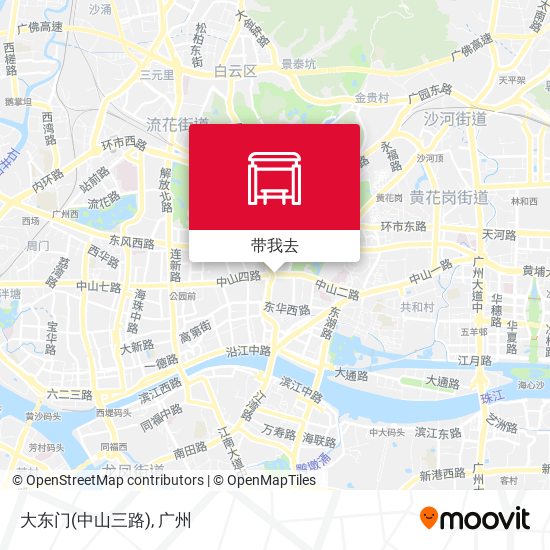 大东门(中山三路)地图