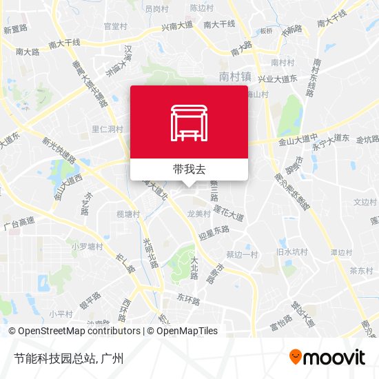 节能科技园总站地图