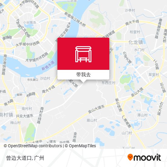 曾边大道口地图
