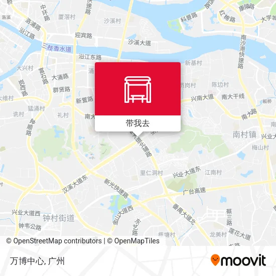 万博中心地图