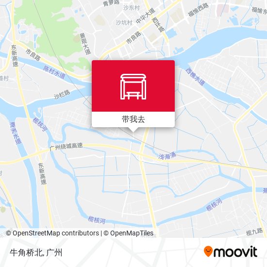 牛角桥北地图