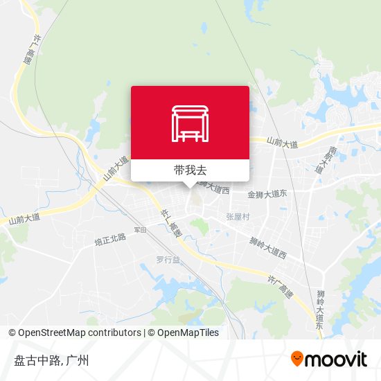 盘古中路地图