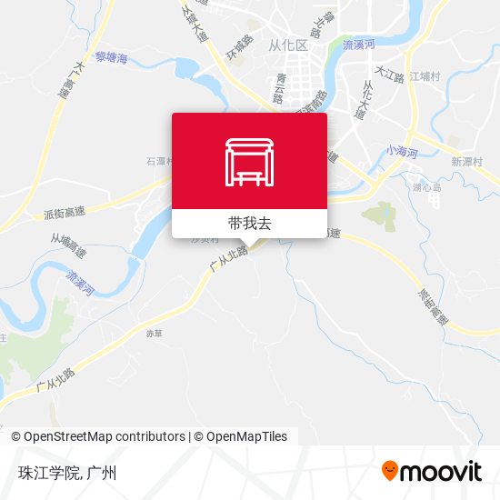 珠江学院地图