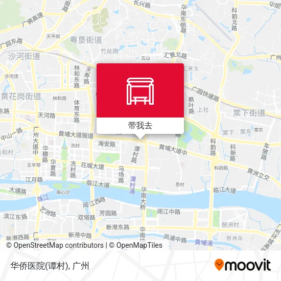 华侨医院(谭村)地图