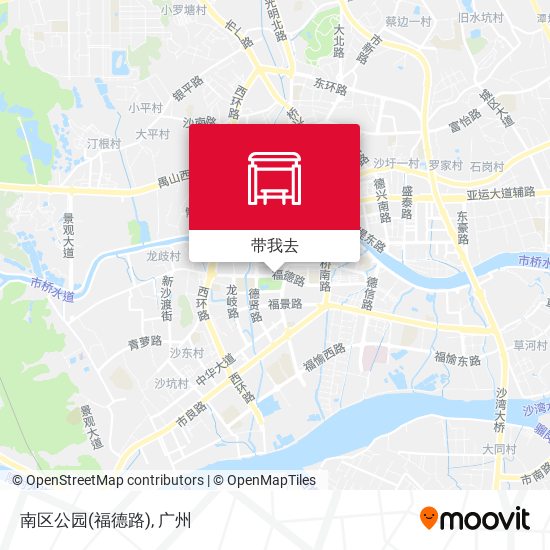 南区公园(福德路)地图