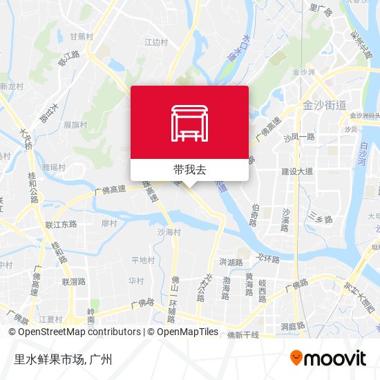 里水鲜果市场地图