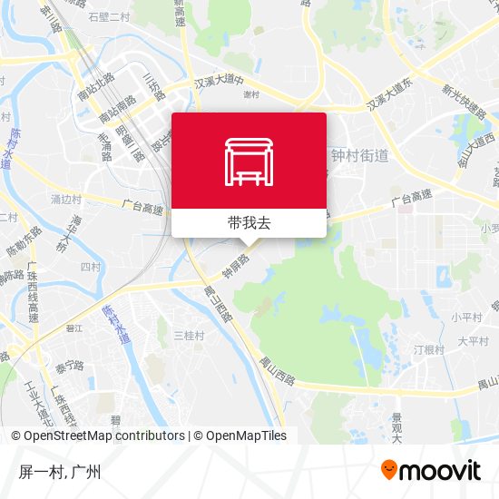 屏一村地图