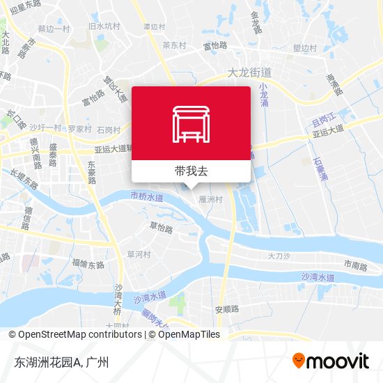 东湖洲花园A地图