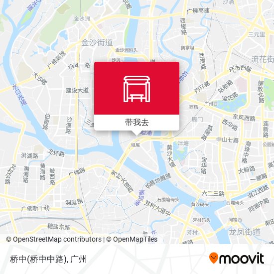 桥中(桥中中路)地图