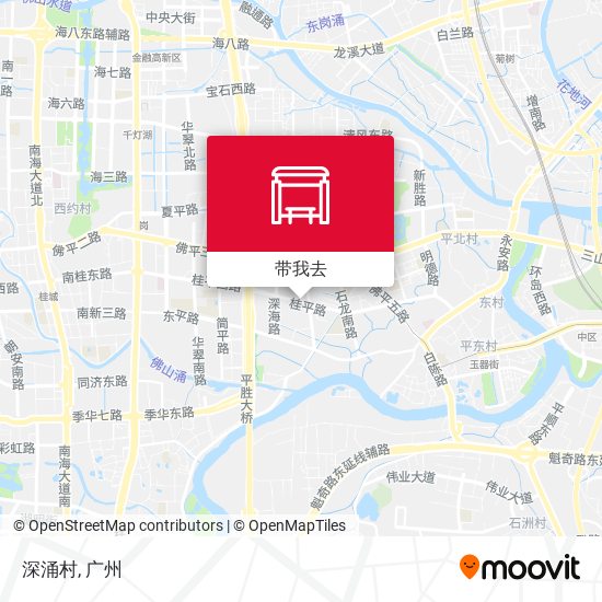 深涌村地图
