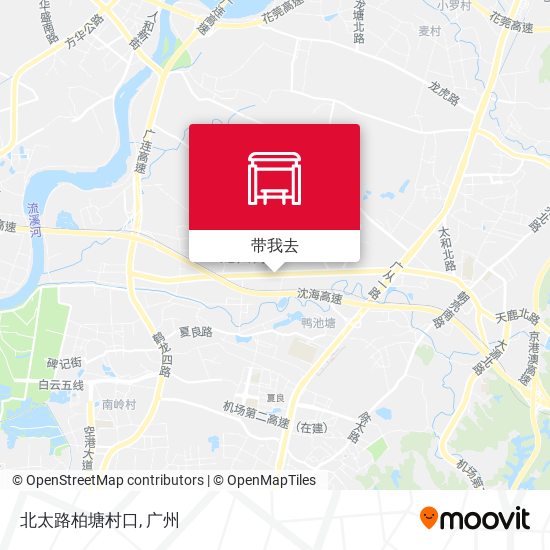北太路柏塘村口地图