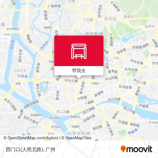 西门口(人民北路)地图