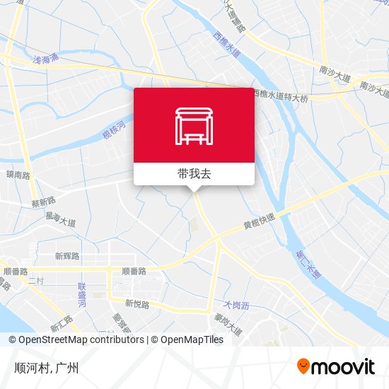 顺河村地图