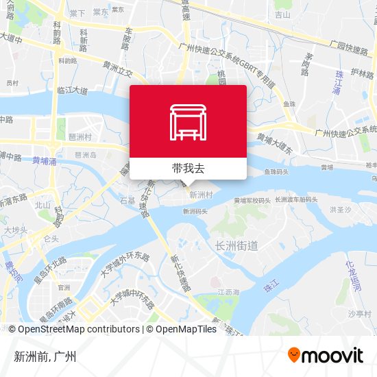 新洲前地图