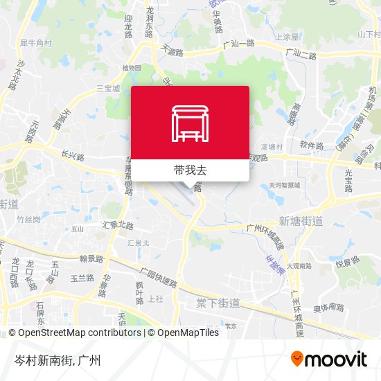 岑村新南街地图