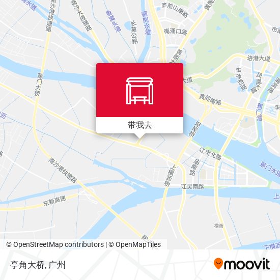 亭角大桥地图