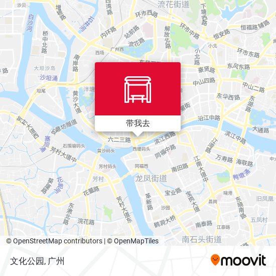 文化公园地图