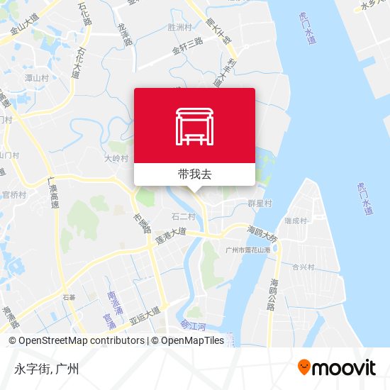 永字街地图