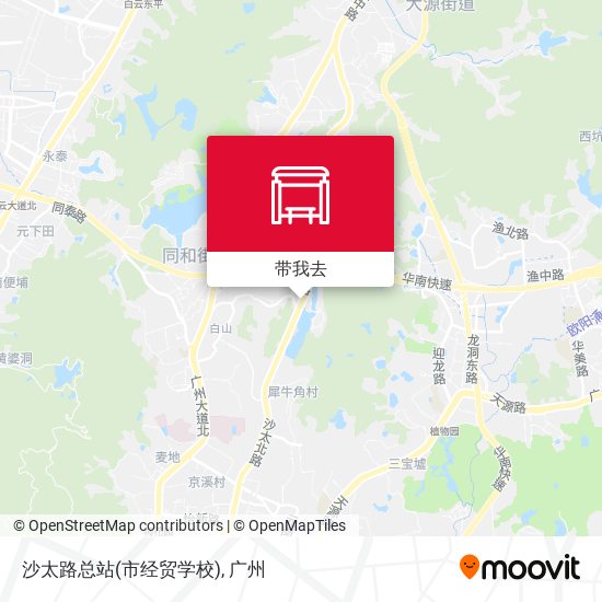 沙太路总站(市经贸学校)地图
