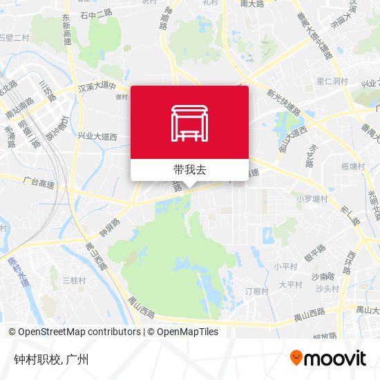 钟村职校地图