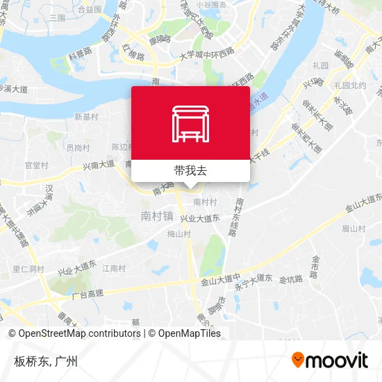板桥东地图