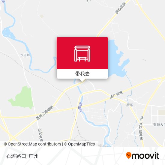 石滩路口地图