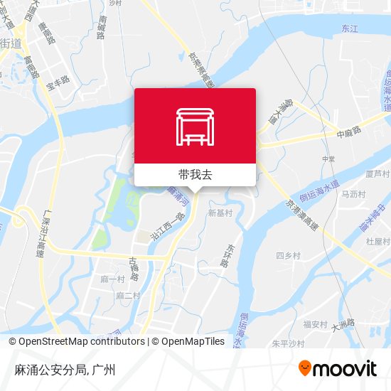 麻涌公安分局地图