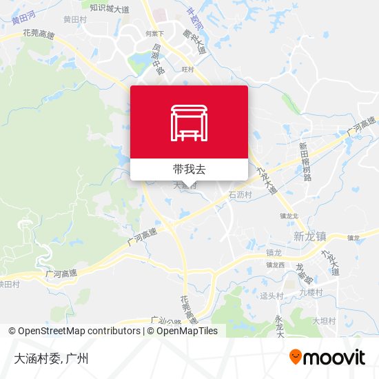 大涵村委地图