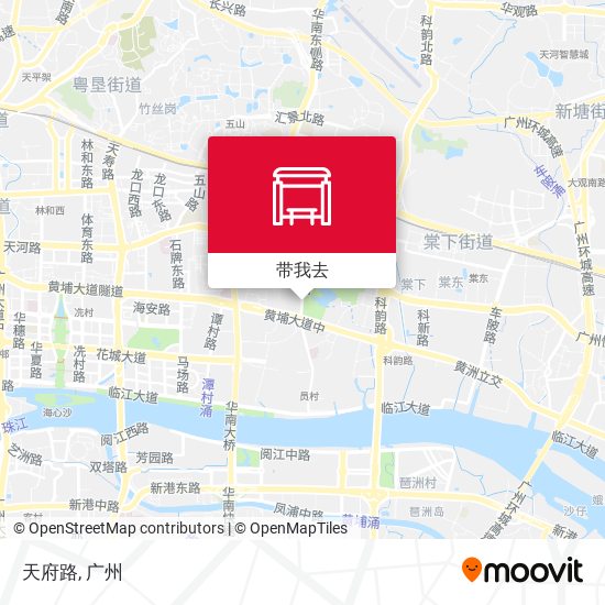 天府路地图