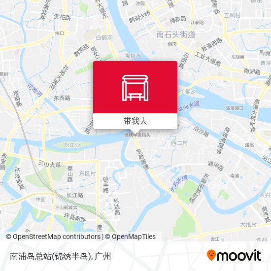 南浦岛总站(锦绣半岛)地图