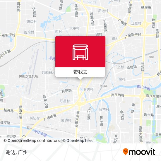 谢边地图
