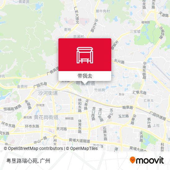 粤垦路瑞心苑地图