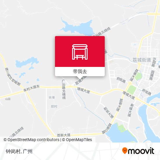 钟岗村地图
