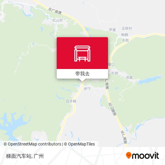 梯面汽车站地图