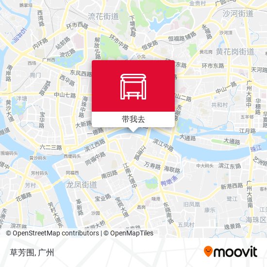 草芳围地图