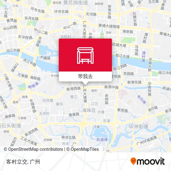 客村立交地图