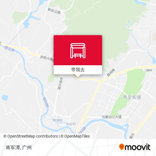 将军潭地图